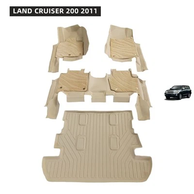 Utilisation imperméable de tapis en caoutchouc de glissement de pied de tapis de voiture de la bande 5D 5D pour l'intérieur de voiture