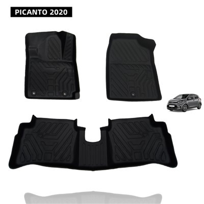 Tapis de sol de voiture durable et respectueux de l'environnement, facile à nettoyer