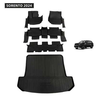 Tapis de voiture étanches en usine, vente directe, 5D TPE