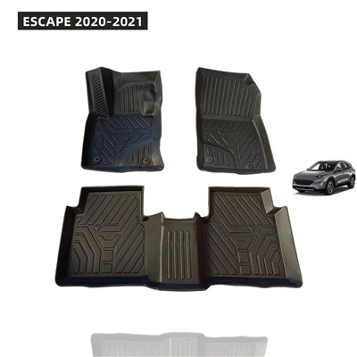 Tapis de voiture imperméables 3D TPE, antidérapants, antidérapants, résistants à l'usure, OEM pour ESCAPE 2020-2021